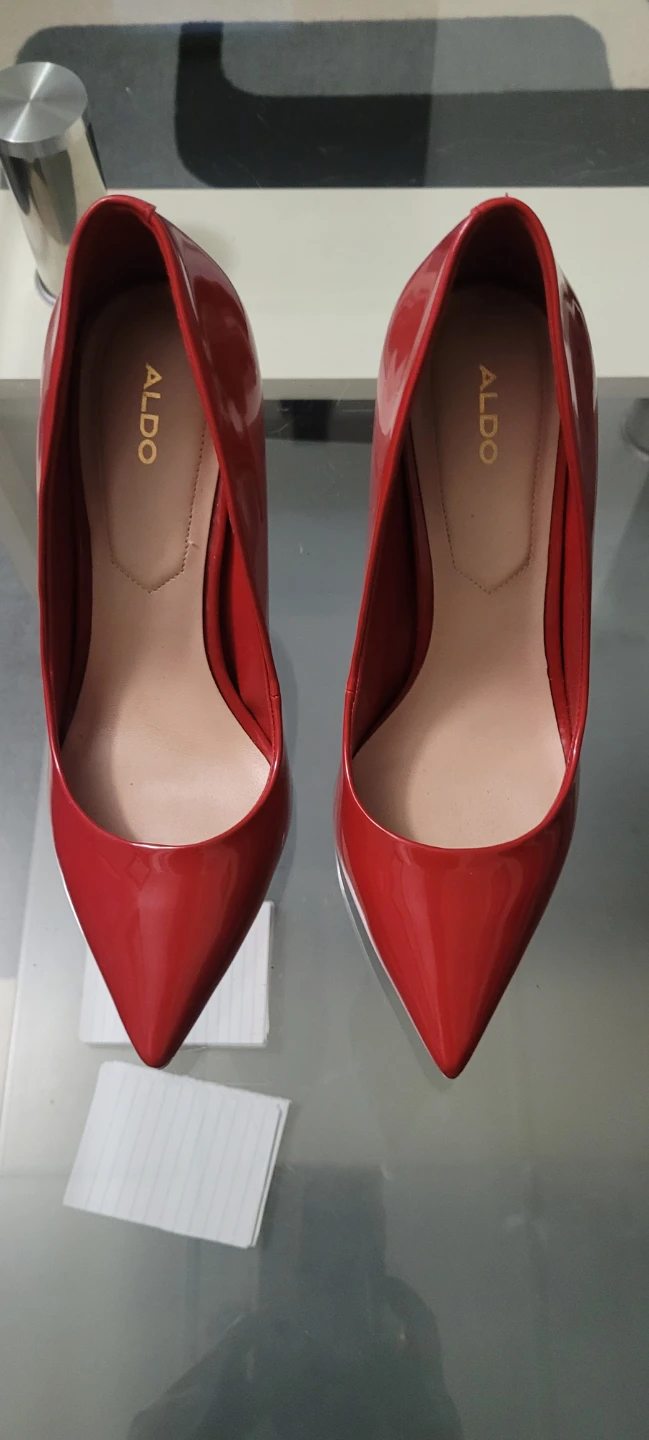 ALDO Red Patent Stiletto Heels