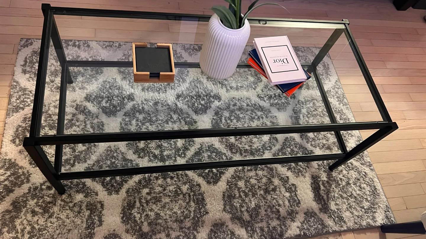 Modern Two-Tier Tempered Glass Coffee Table - photo 5