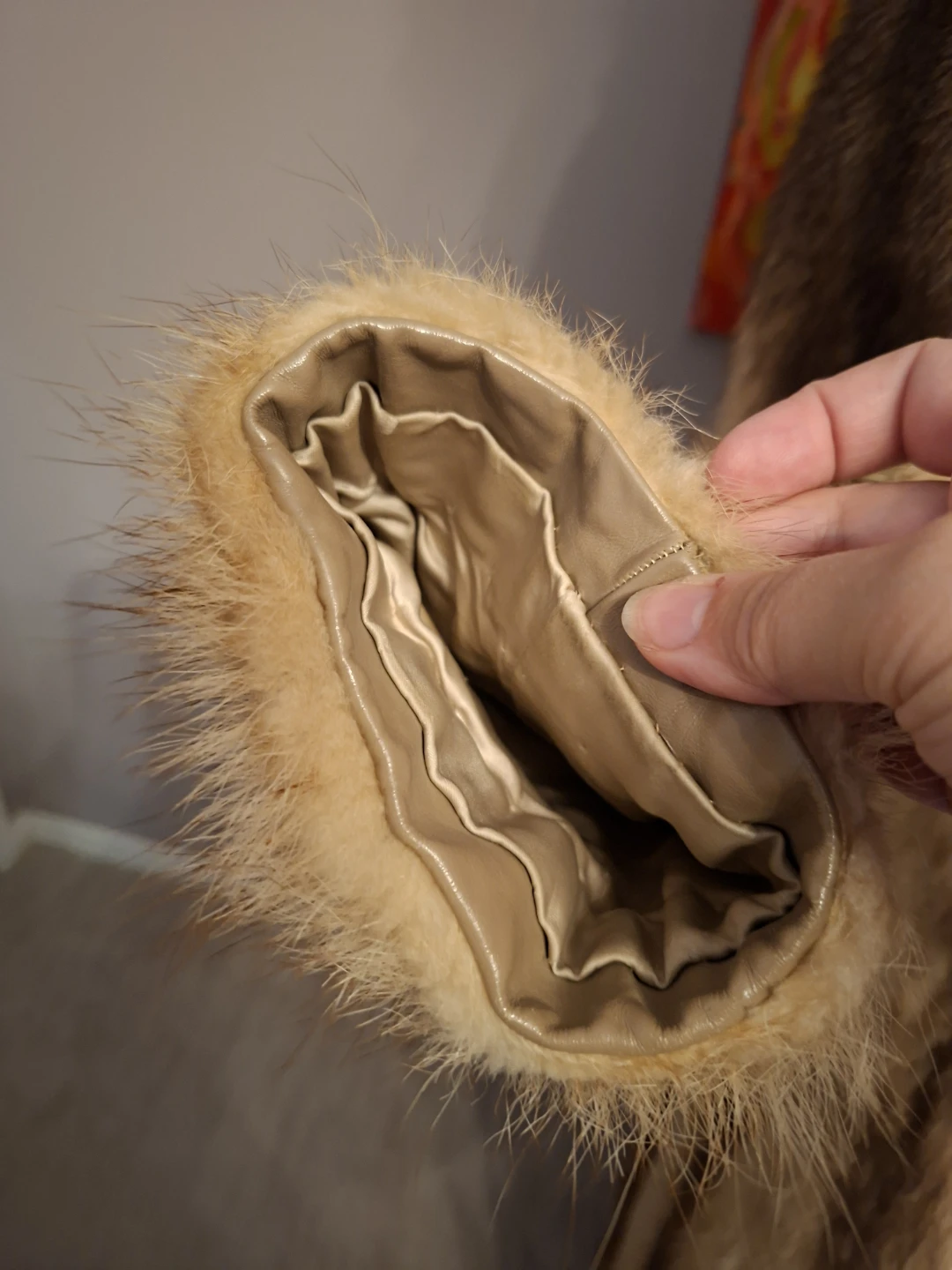 Vintage Raccoon Coat Large - photo 3