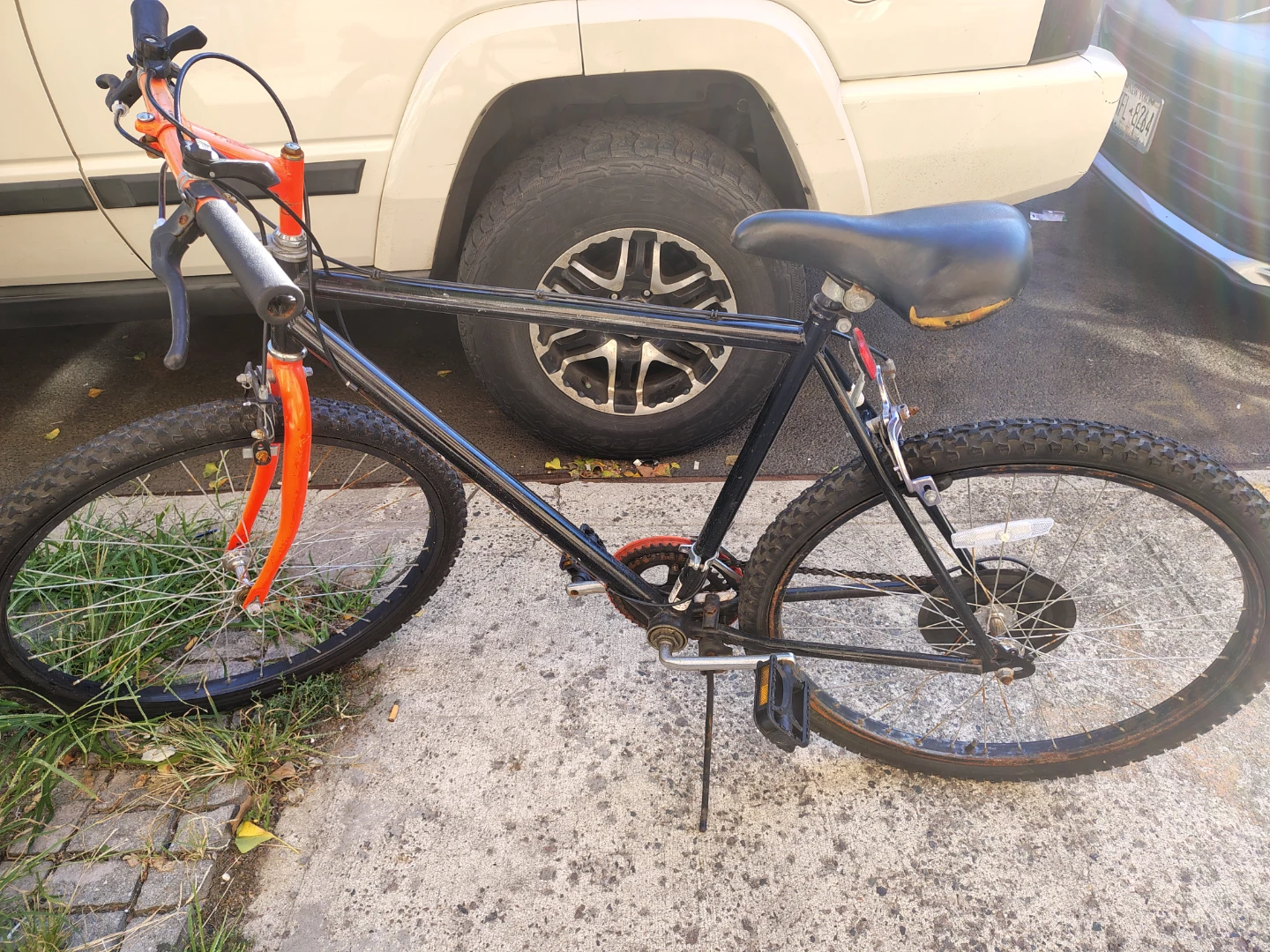 Black and Orange Mountain Bike - photo 2