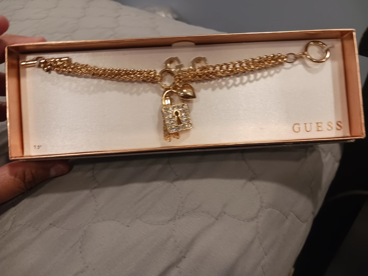 Guess Gold Tone Charm Bracelet - photo 2