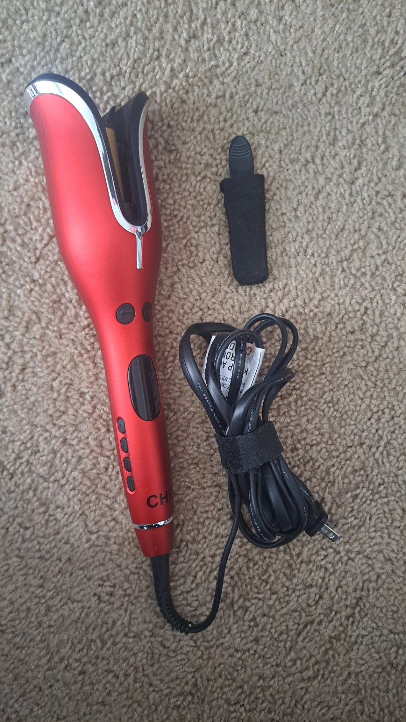 CHI Spin N Curl Hair Curler Red