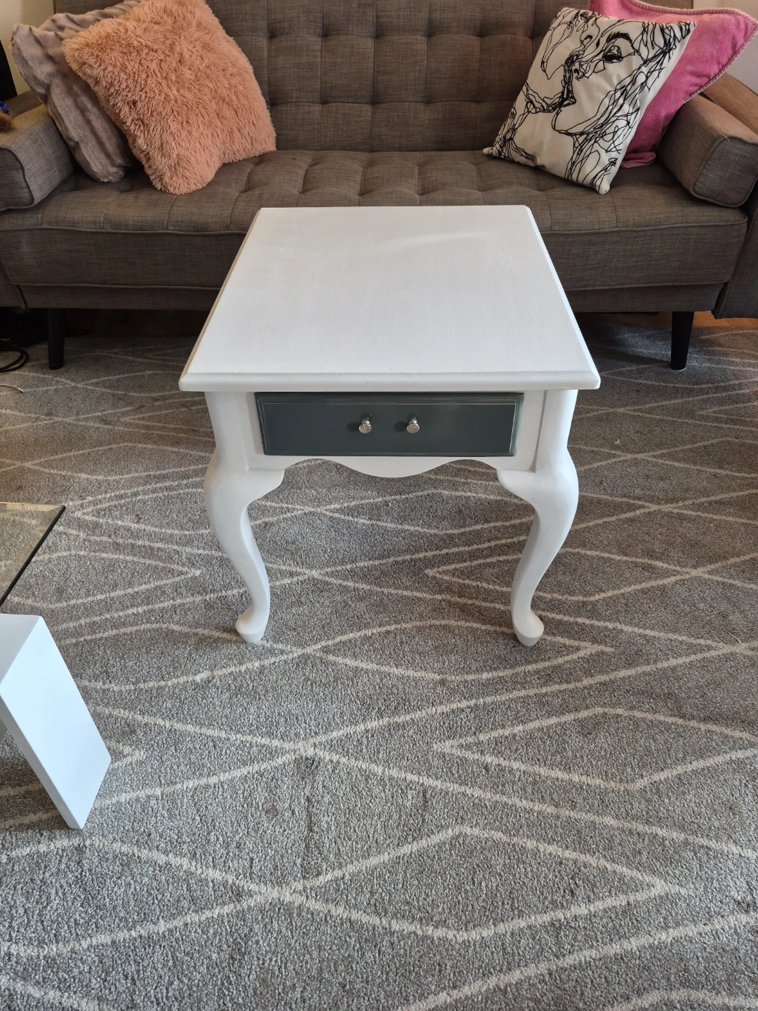 Side or Accent Table with Drawer - photo 3
