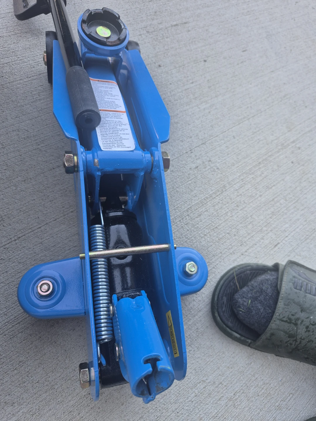 Power Fist Blue Trolley Jack (2 ton)