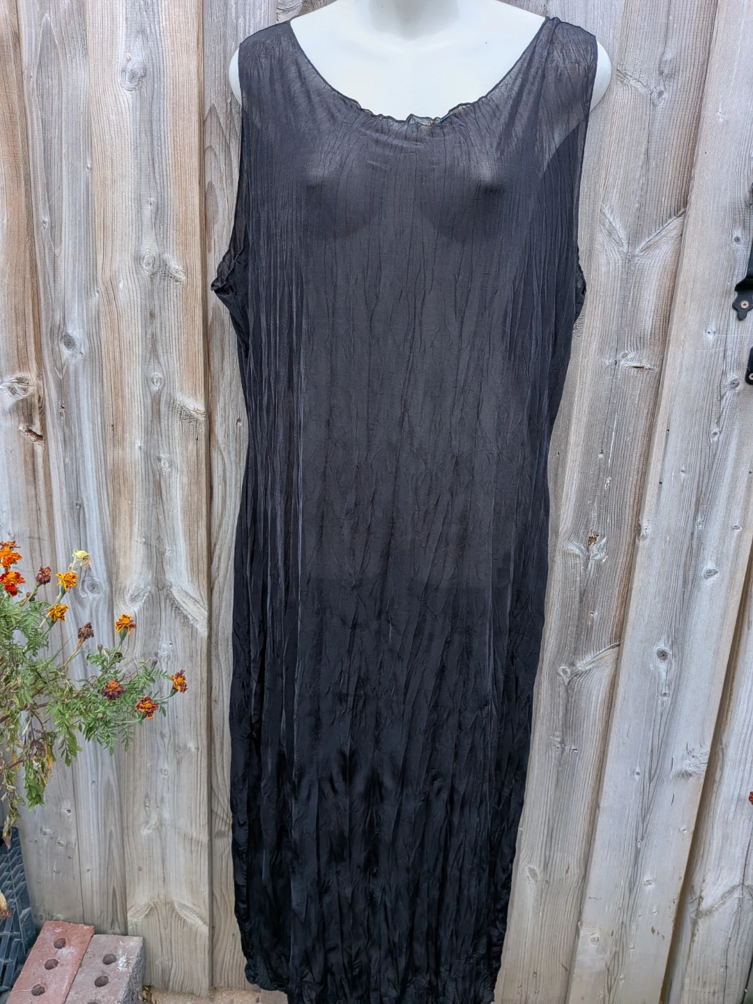 Toni Garrn About You Sheer Black Dress sz MED/LRG - photo 5