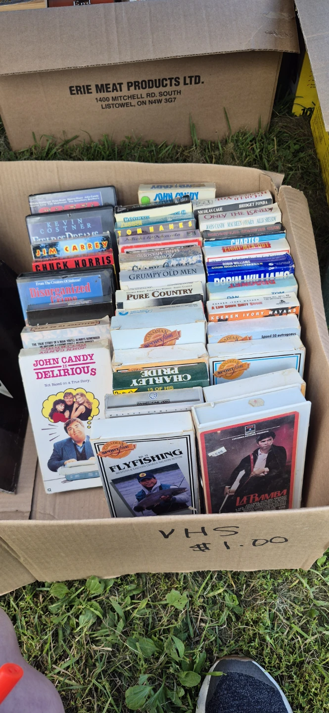 Assorted Vintage VHS Movie Tapes