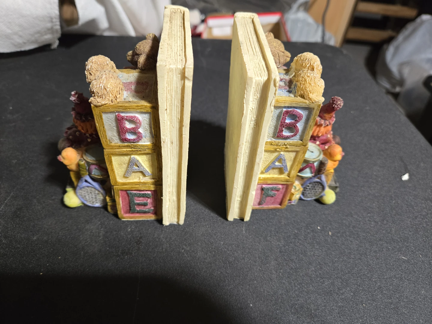 Decorative Bookends with Bears and Clowns - photo 5