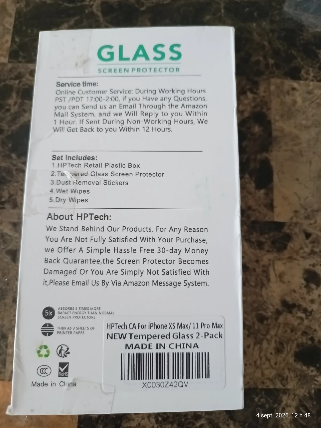 Screen Protector 2-Pack for iPhone XS Max/11 Pro Max - photo 2