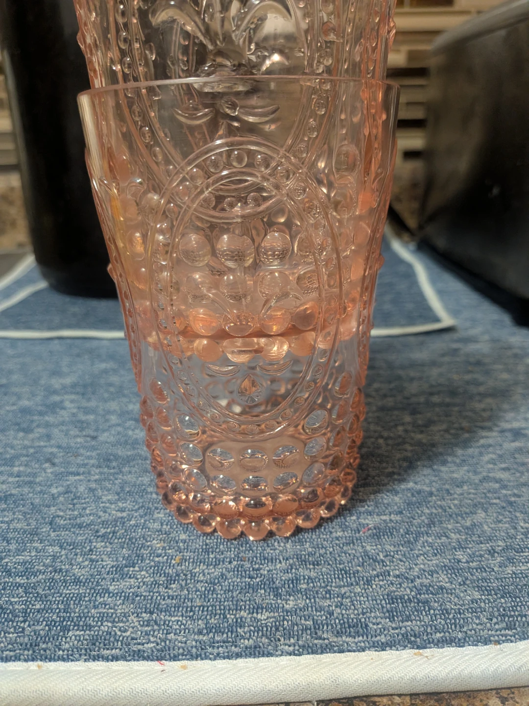 Vintage Pink Hobnail Glass pick up in St Albert