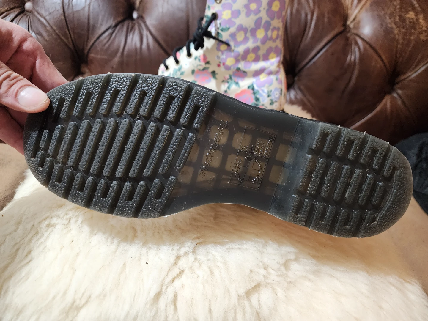 Dr. Martens Floral Print Boots (Worn Once Indoors) - photo 5