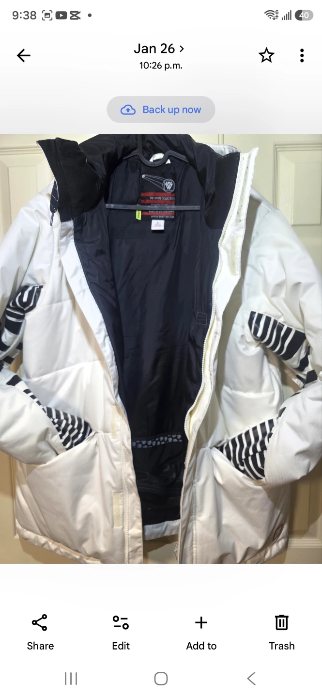 Burton The White Collection Snowboard Jacket XL - photo 2