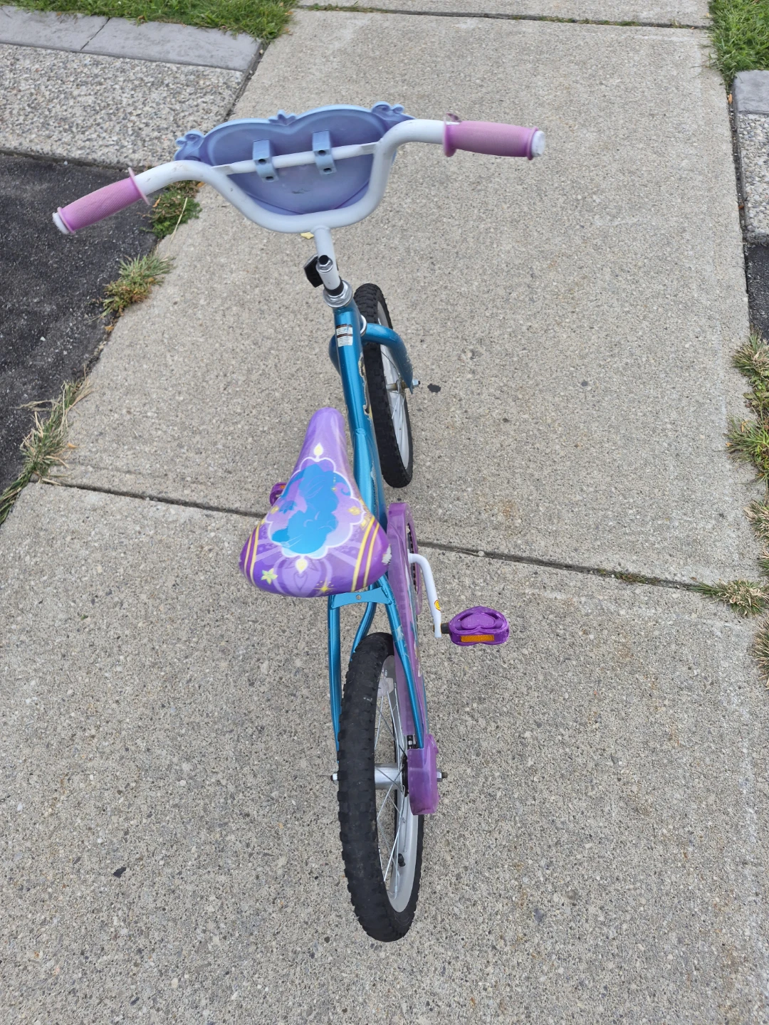 Little girls princess Jasmine bike for sale $65[OBO] - photo 3