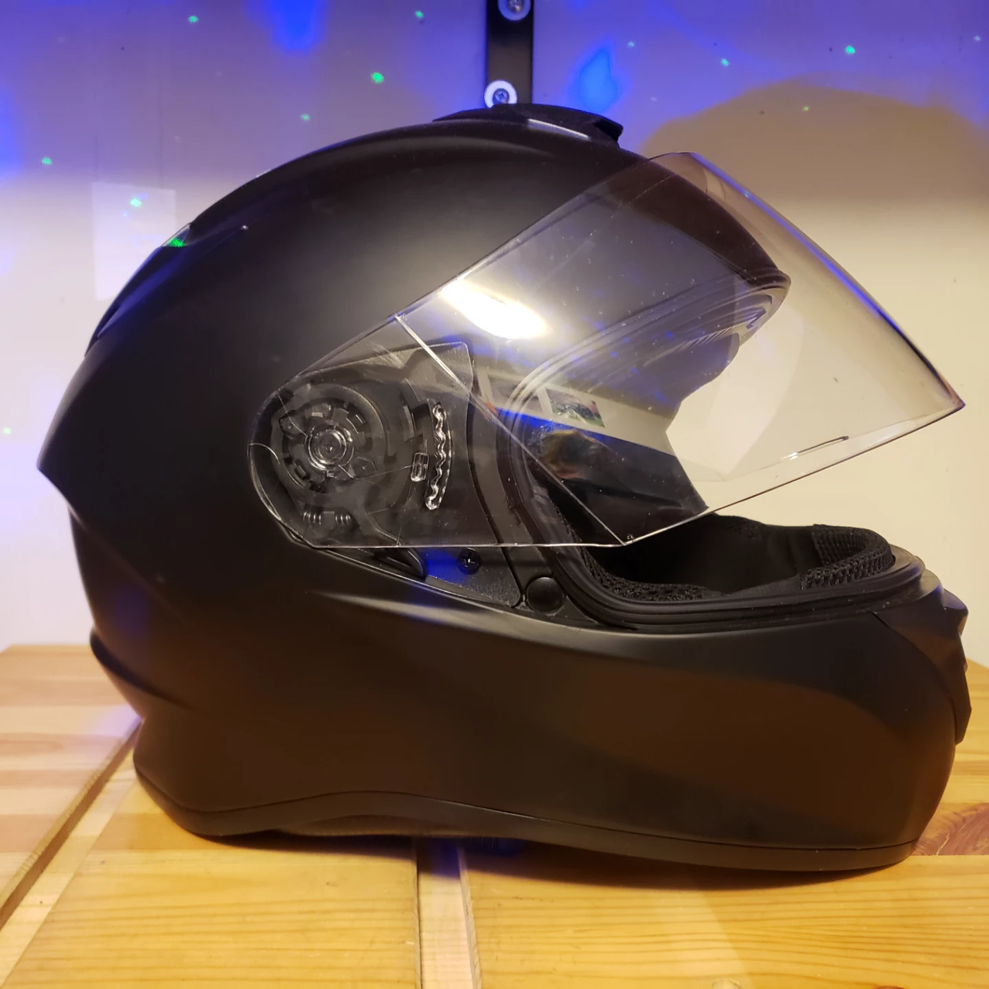 ILM Full Face Helmet + Bluetooth Speaker kit installed - photo 3