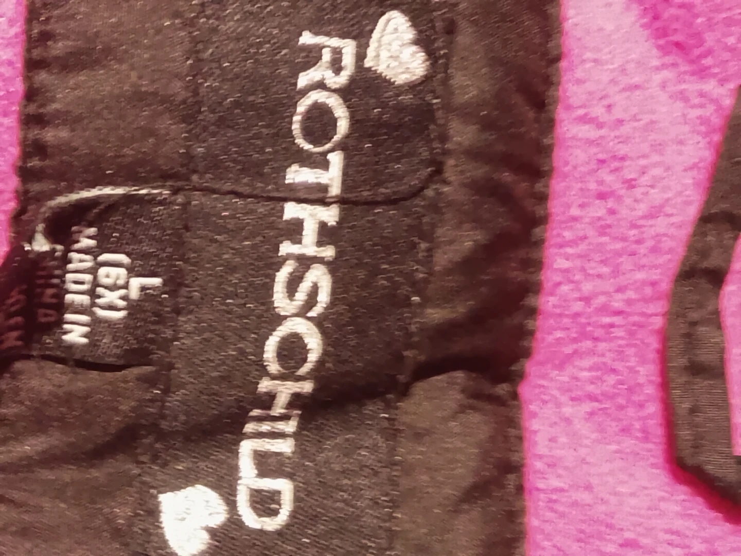 Rothschild Girls Winter Jacket Black and Pink size L 6x - photo 3