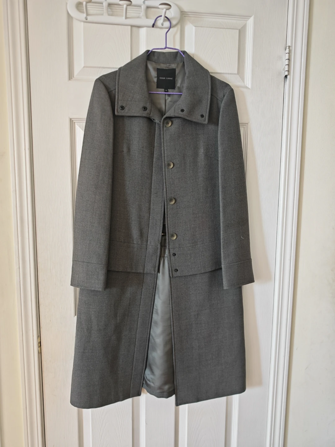Cour Carré 2 in 1 Grey Coat