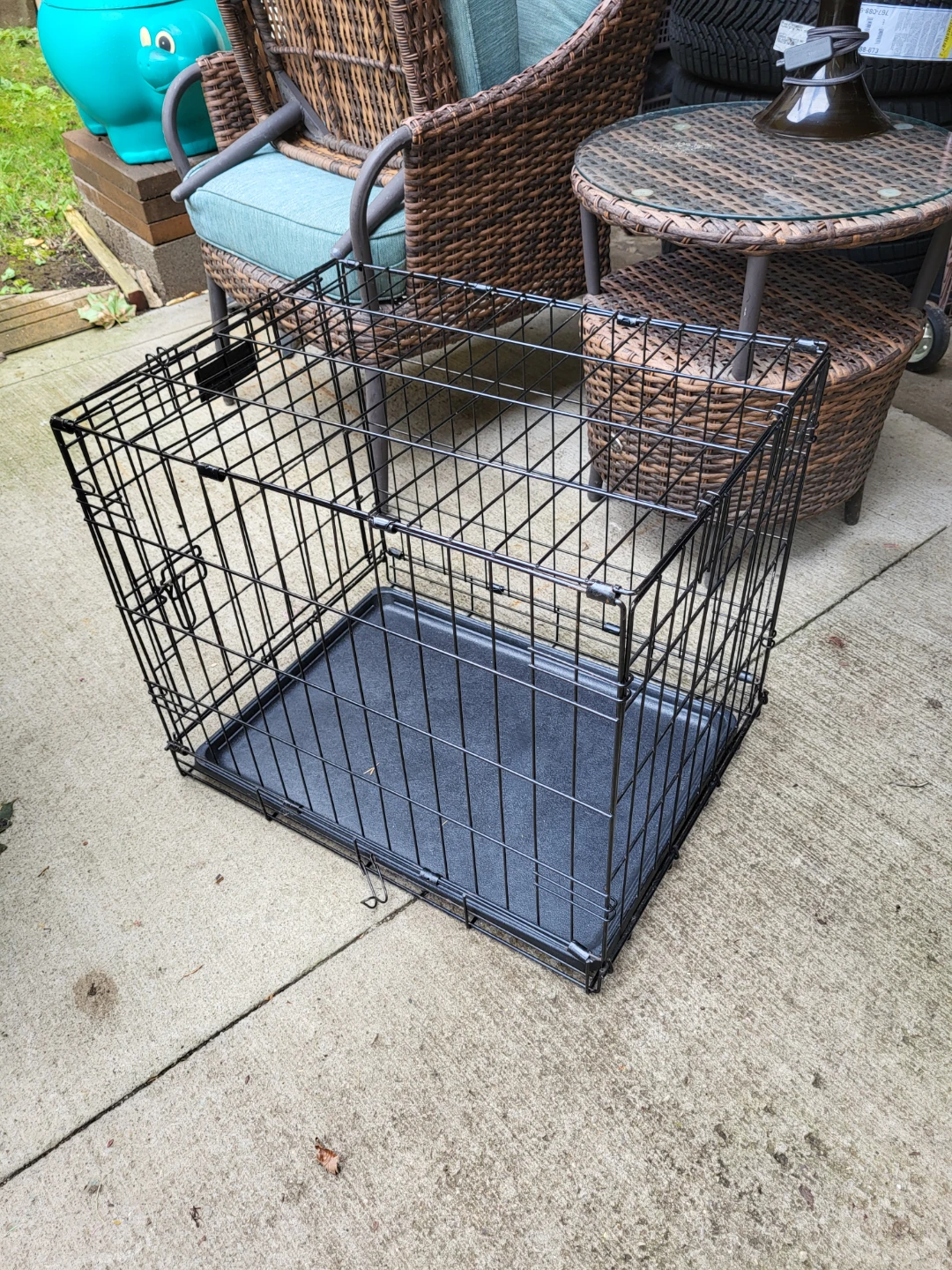 Small Metal Dog Crate