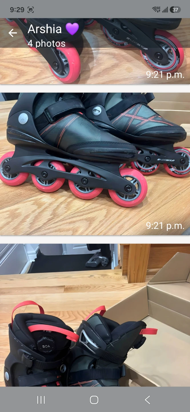 Size 10 woman rollerskates - photo 2
