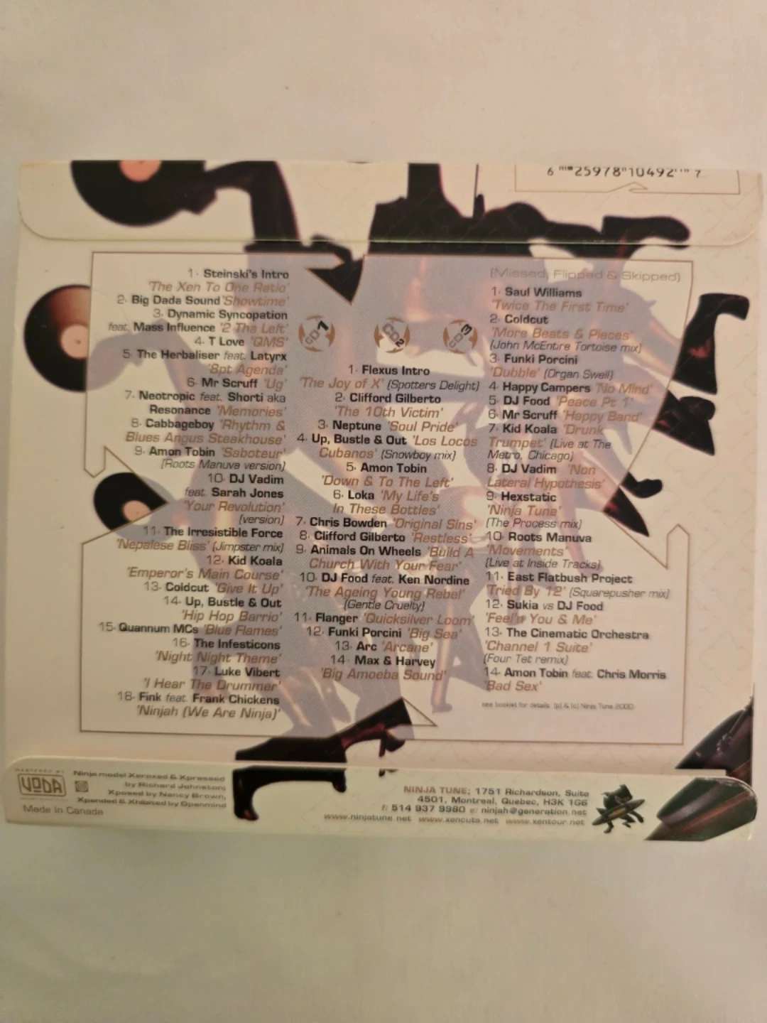 Ninja Tunes Xen Cuts 4-Disc CD Box Set - photo 3
