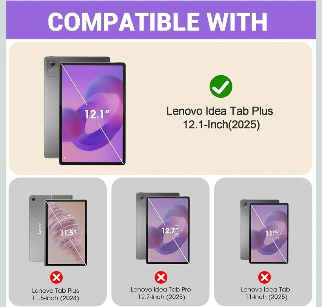 Smart Case for Lenovo Idea Tab Plus 12.1-Inch - photo 2