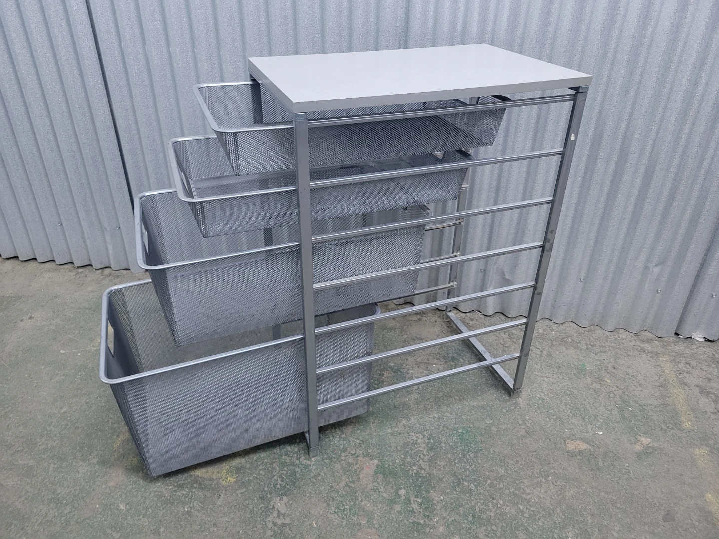 4-Drawer Metal Unit - photo 2