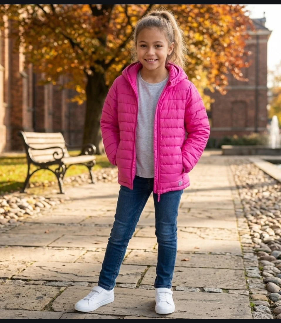 Gap Kids Pink Lightweight Puffer Jacket Size Large