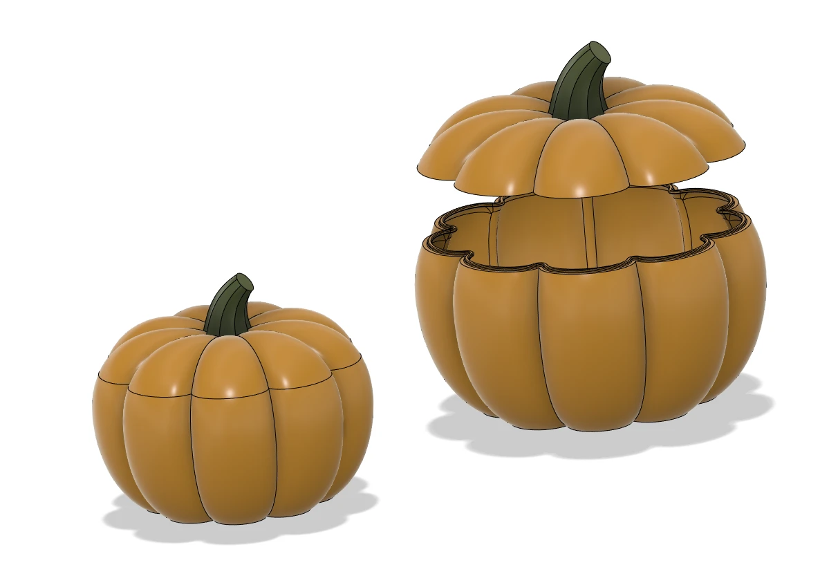 3D-Printed Pumpkin Storage Containers - photo 4