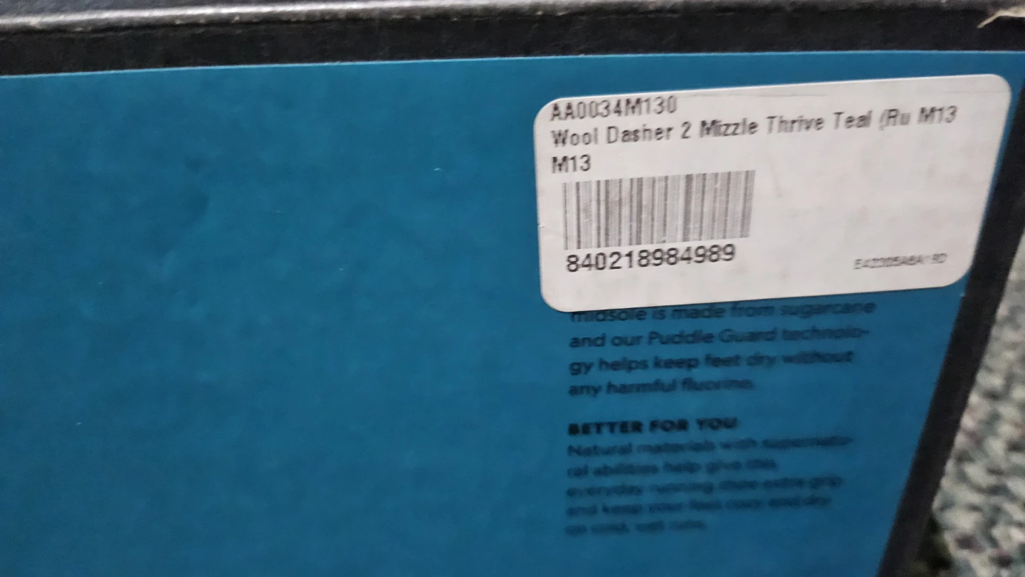 Allbirds Wool Dasher 2 Mizzle Thrive Teal Size 13 - photo 5