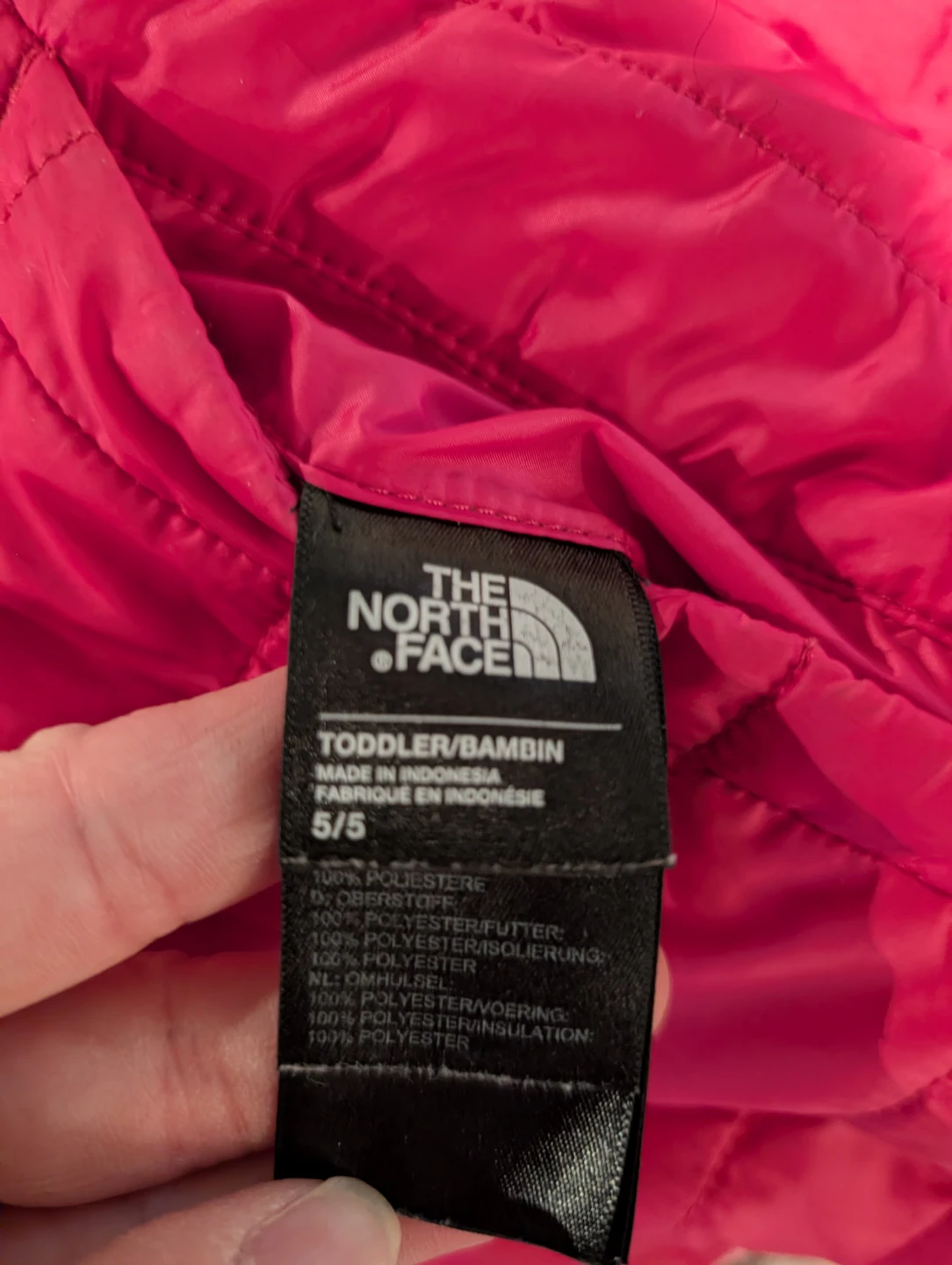 The North Face Pink Toddler Jacket - photo 4