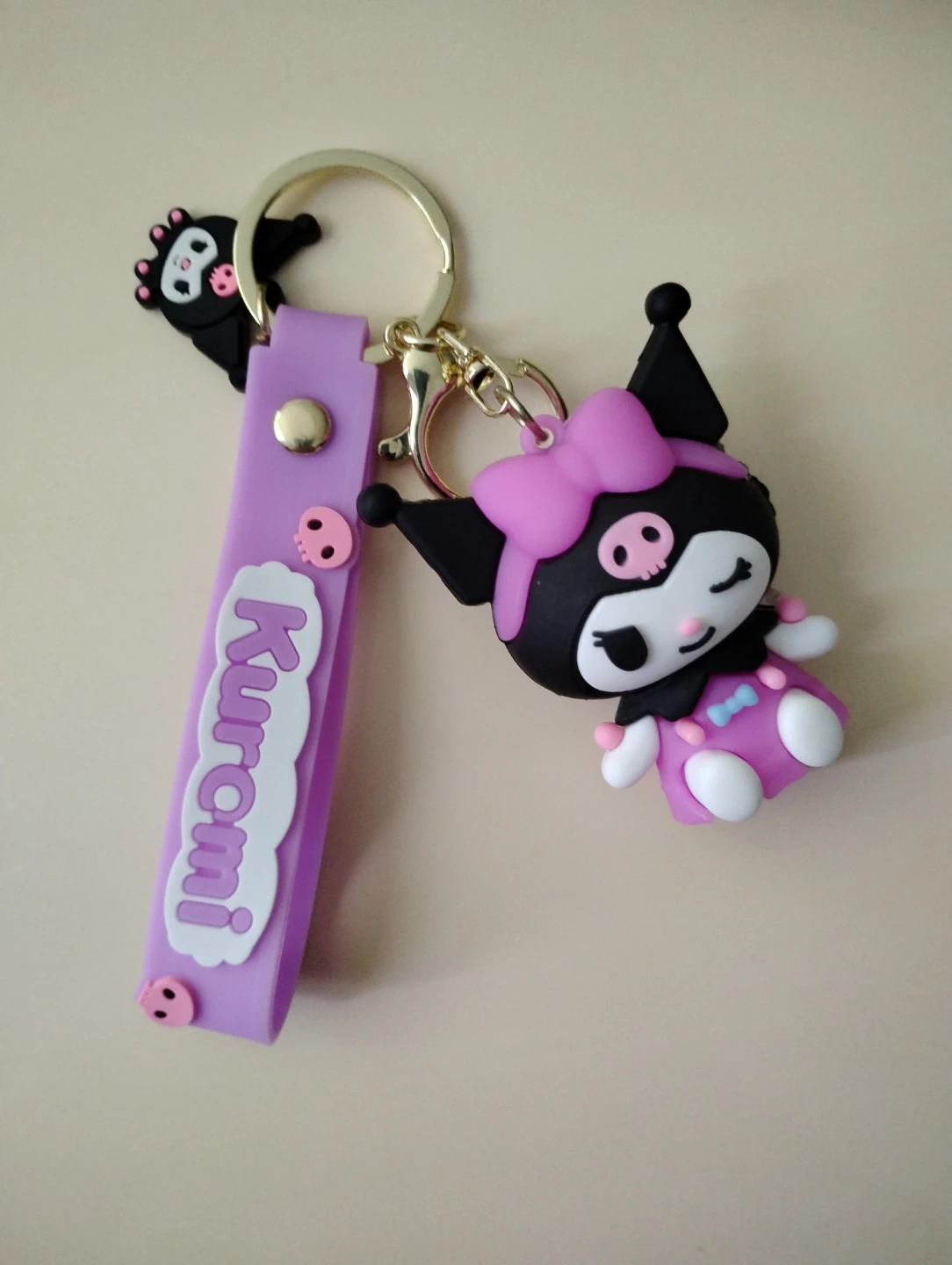 Kuromi Keychain Charm - photo 2
