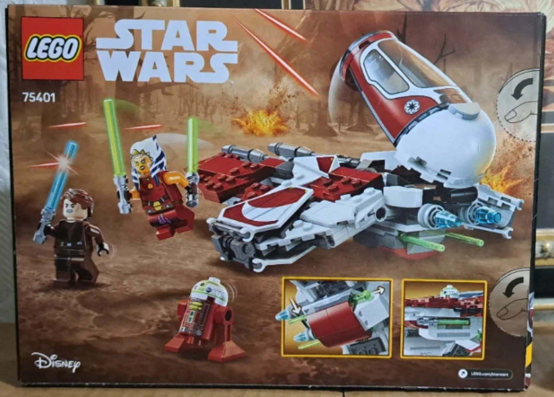 LEGO/Star Wars Ahsoka's Jedi Interceptor 75401 and Figure - photo 5