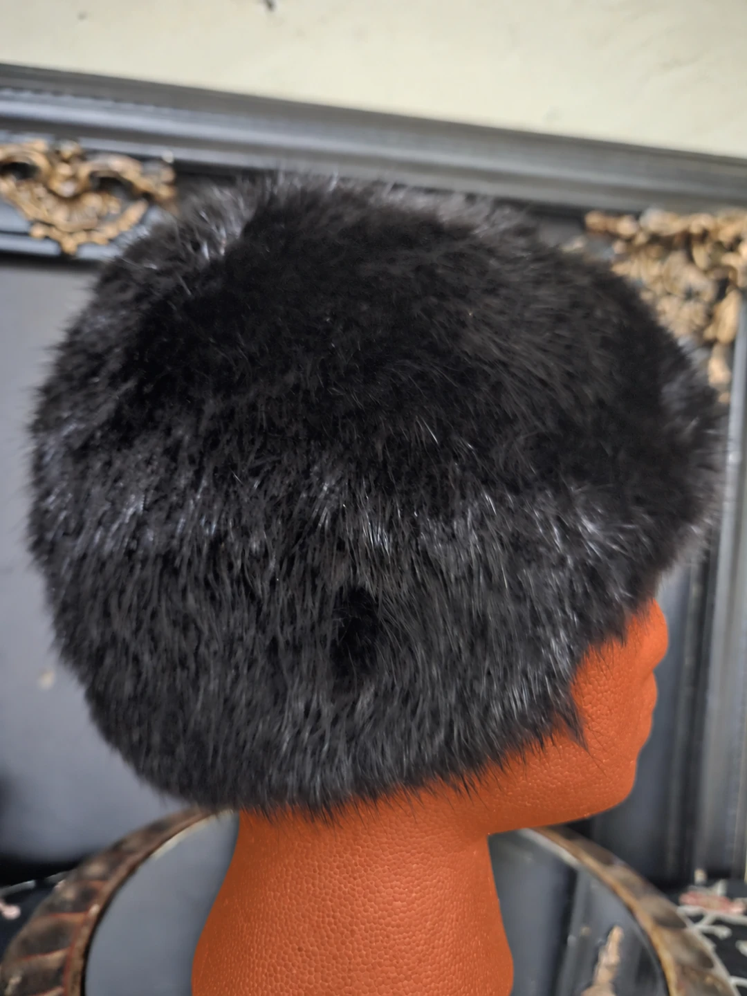 Black Natural Mink caps new & small - photo 3