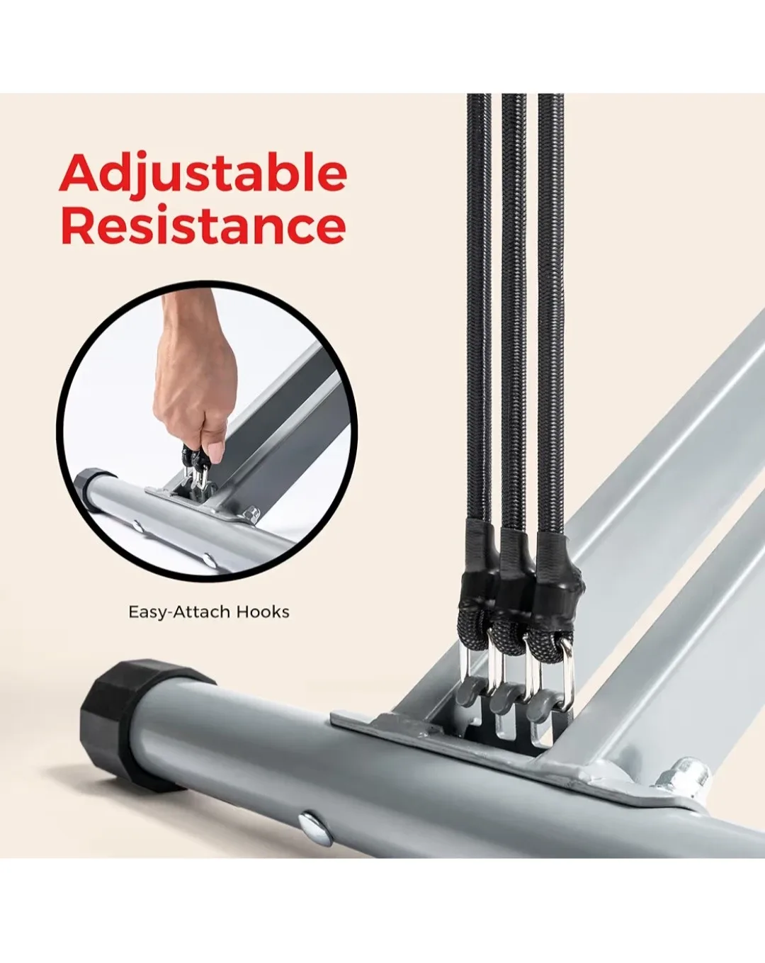 Sunny Health & Fitness Row-N-Ride Squat Assist Trainer - photo 2