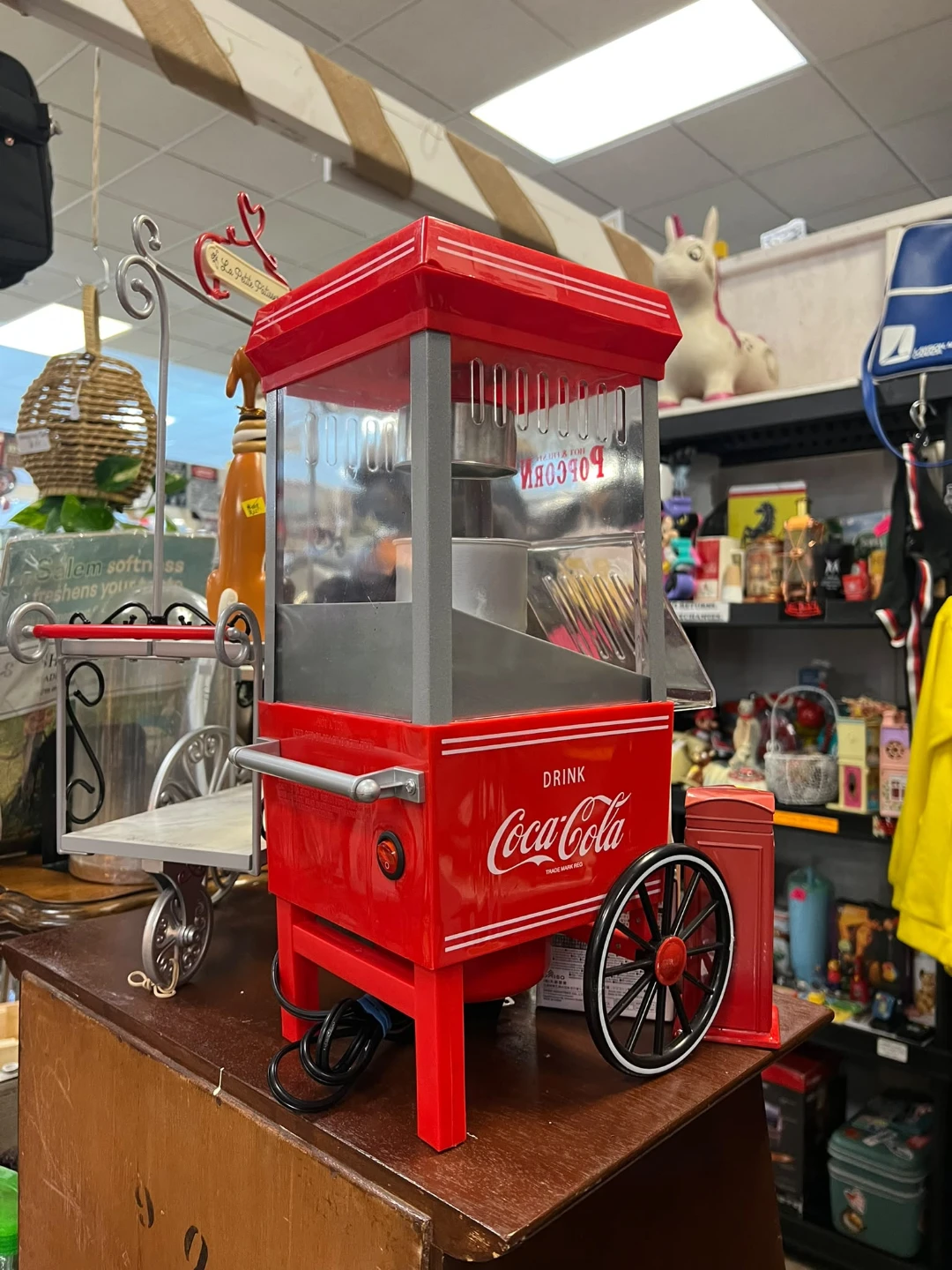 Coca-Cola Popcorn Maker - Vintage Style