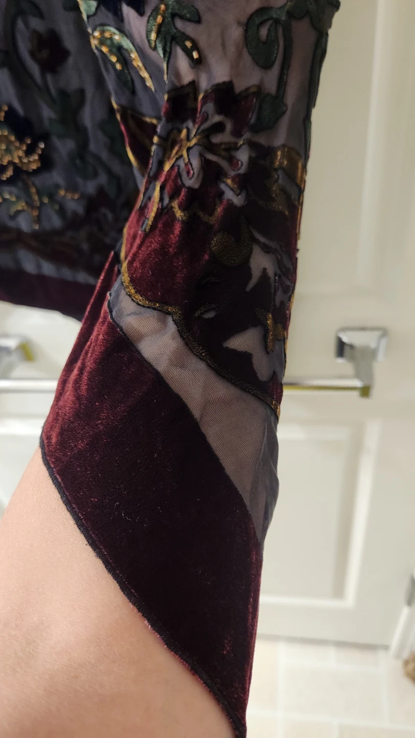 Vintage Silk Velvet Top - photo 3