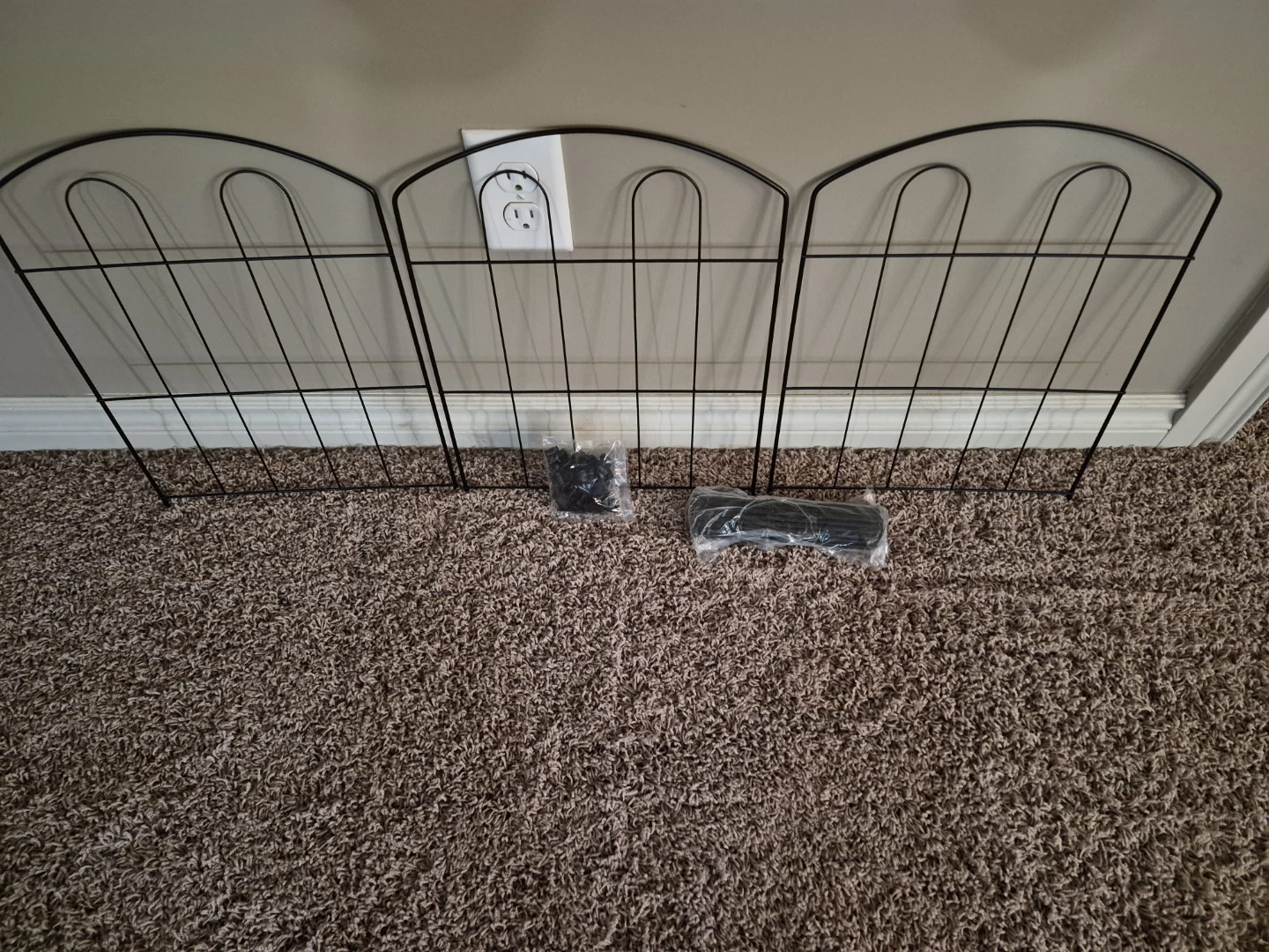 17 New Black Garden Fencing.All for $40.Available SW Edm