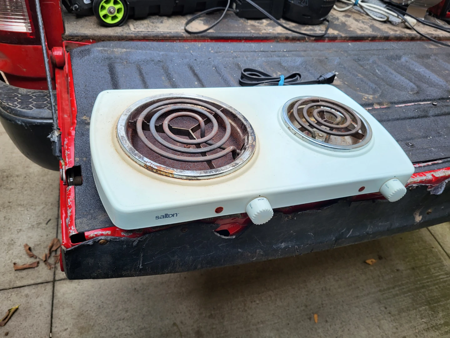 Salton Double Burner Hot Plate