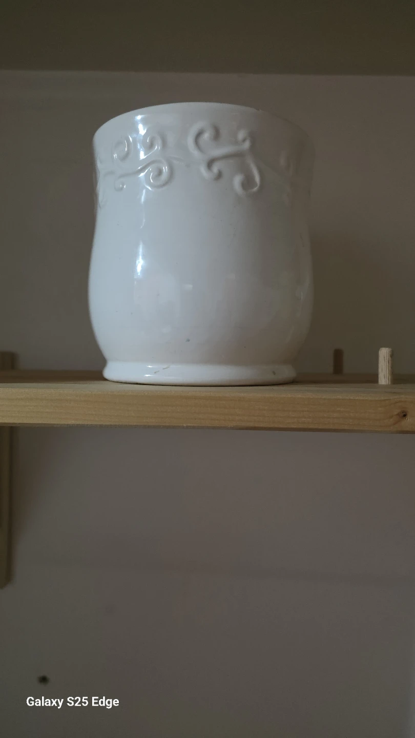 Edible Arrangements White Ceramic Container