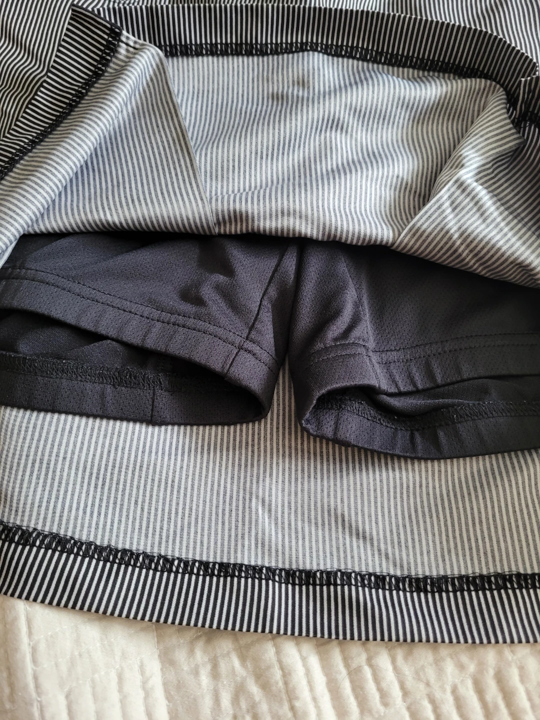 A🏈didas Striped Skort Size 4 - photo 2