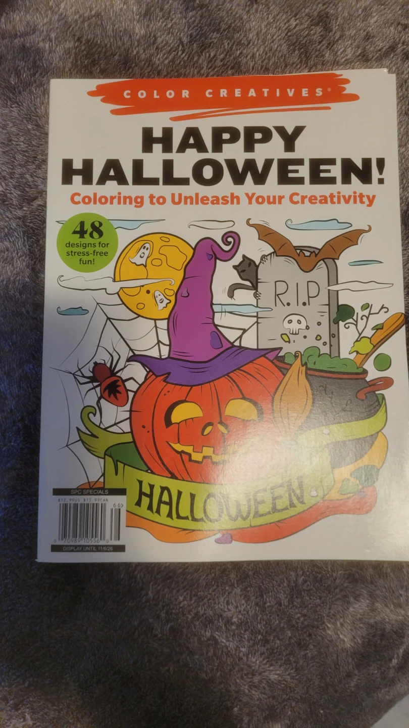 Color Creatives Happy Halloween Coloring Book