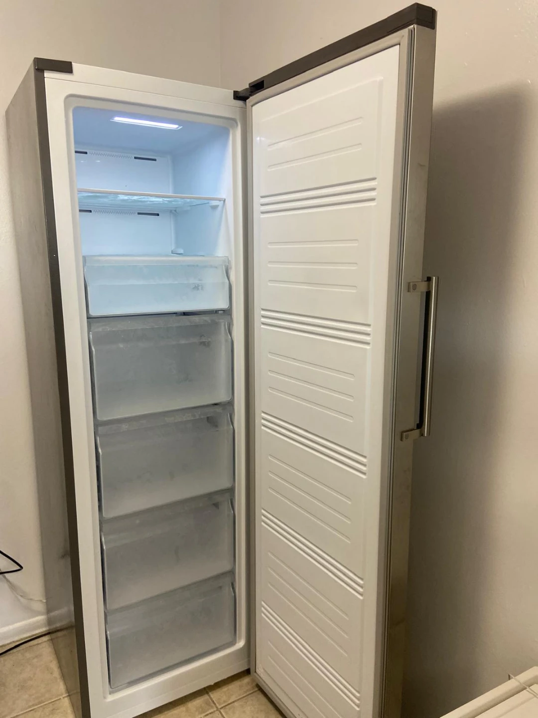 Hisense Stainless Steel Convertible Freezer