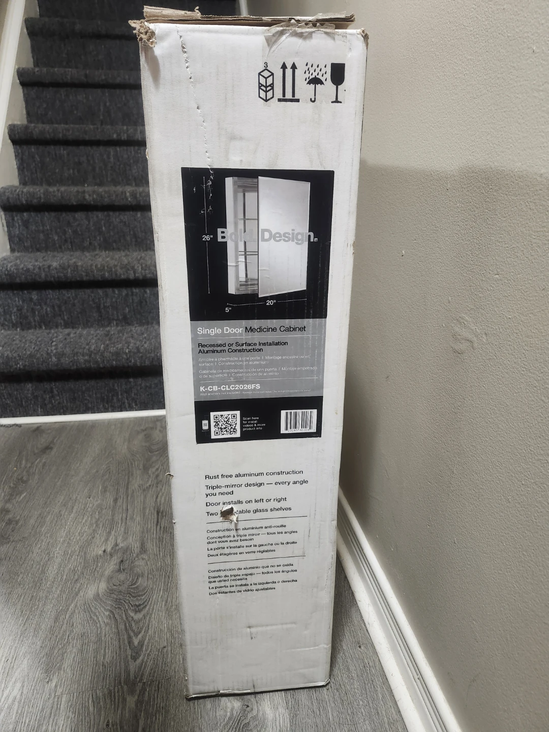 Kohler Single Door Medicine Cabinet K-CB-CLC2026FS - photo 5