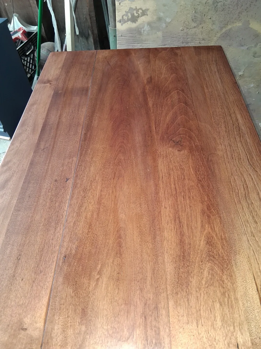 Wooden washstand side table with drawer - photo 3