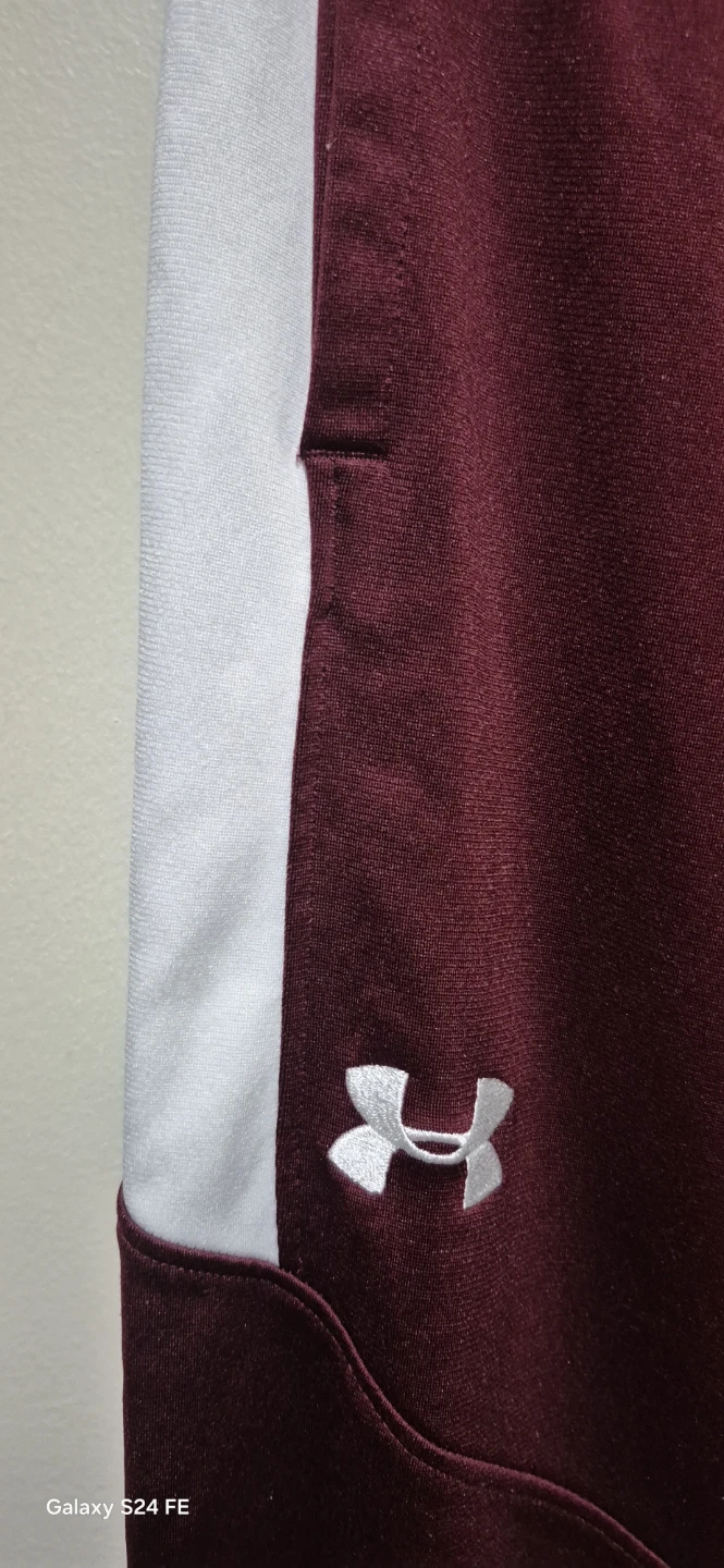 Under Armour Men's Loose Athletic Pants - Maroon - photo 2