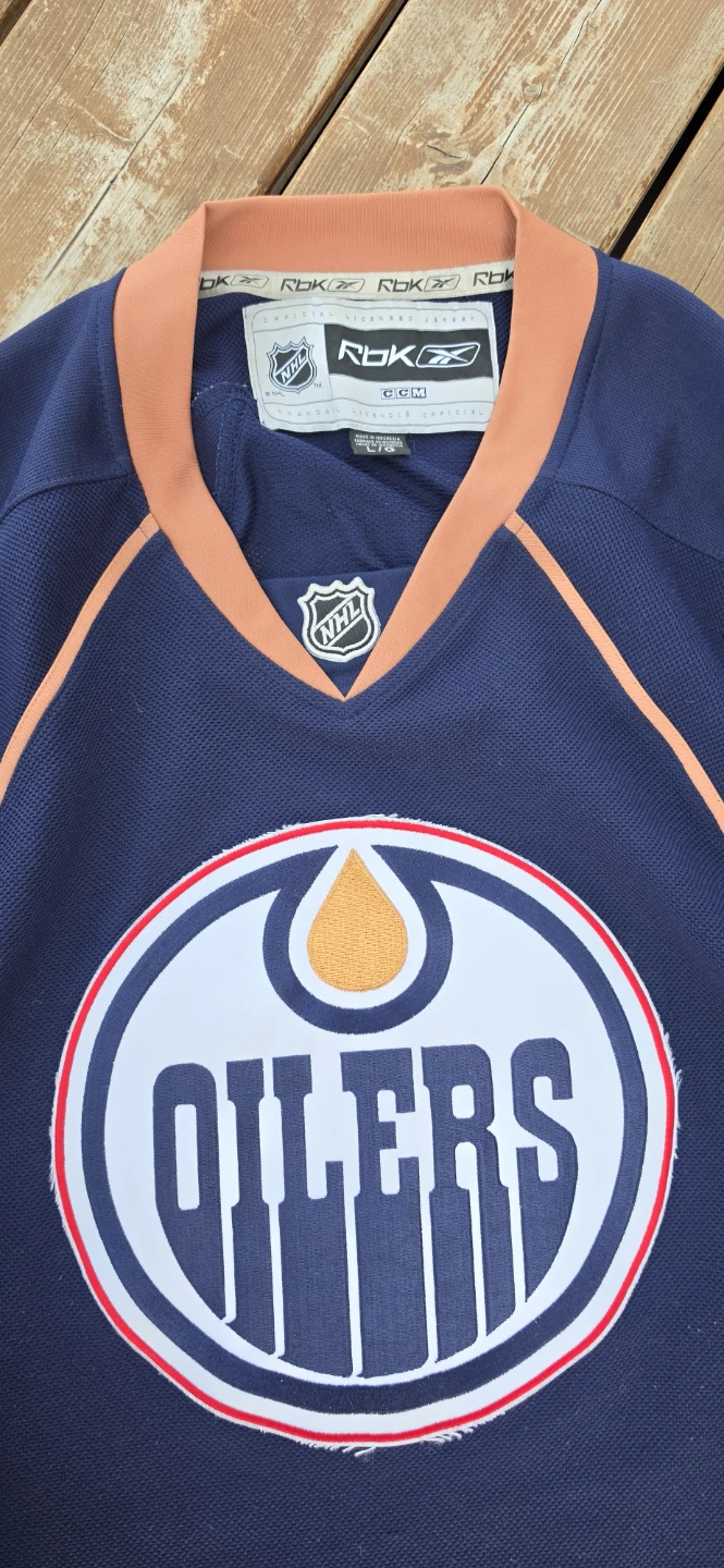Reebok Edmonton Oilers Jersey mens Large - photo 3