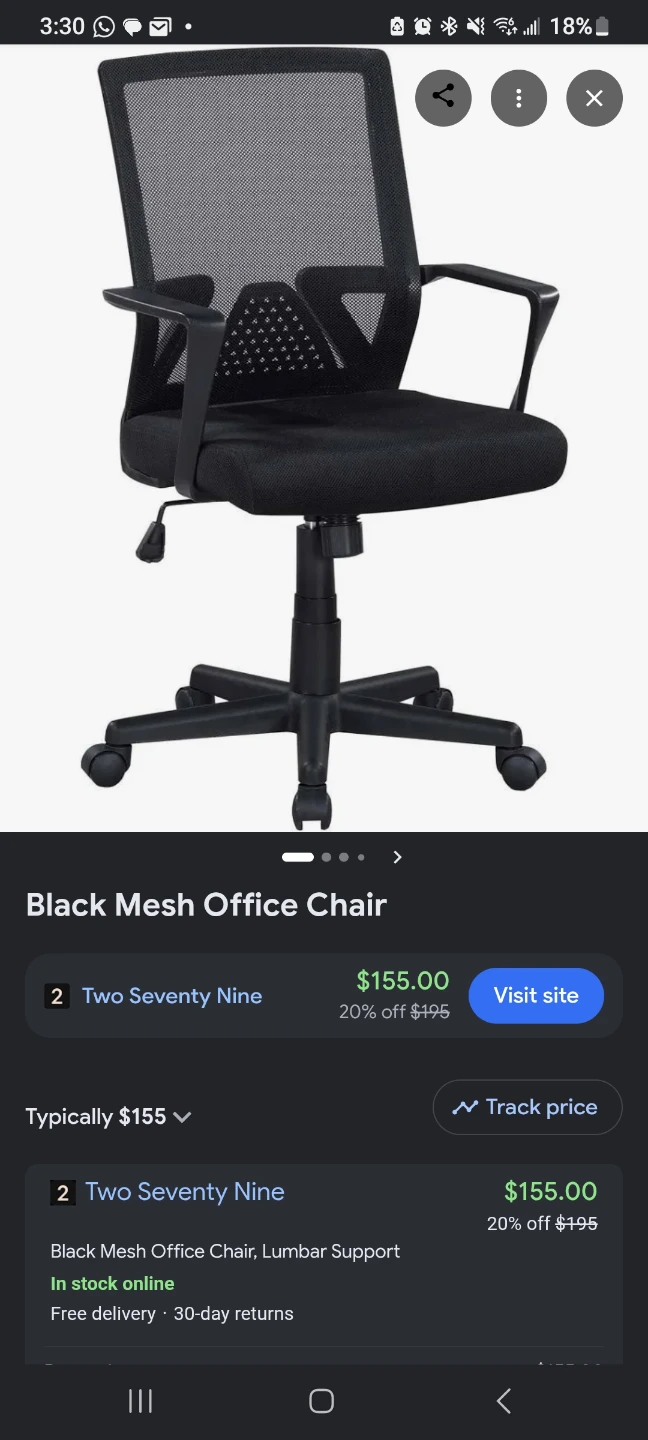 Jonpony Desk Chair Model XL-7104