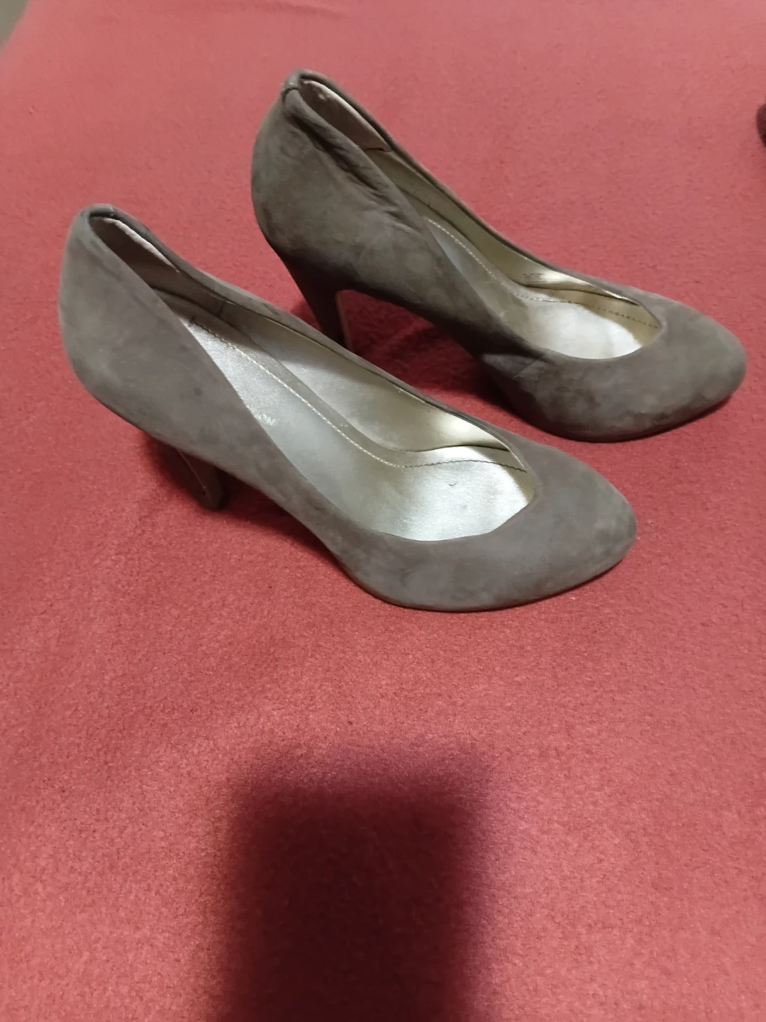 BCBGeneration Grey Suede Pumps