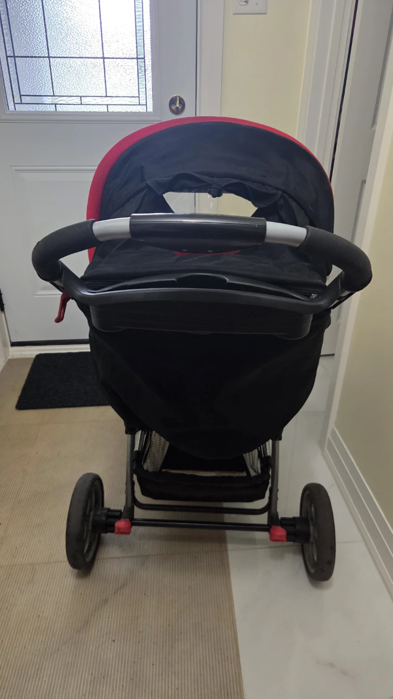 Graco 3-Wheel Stroller Red and Black - photo 4