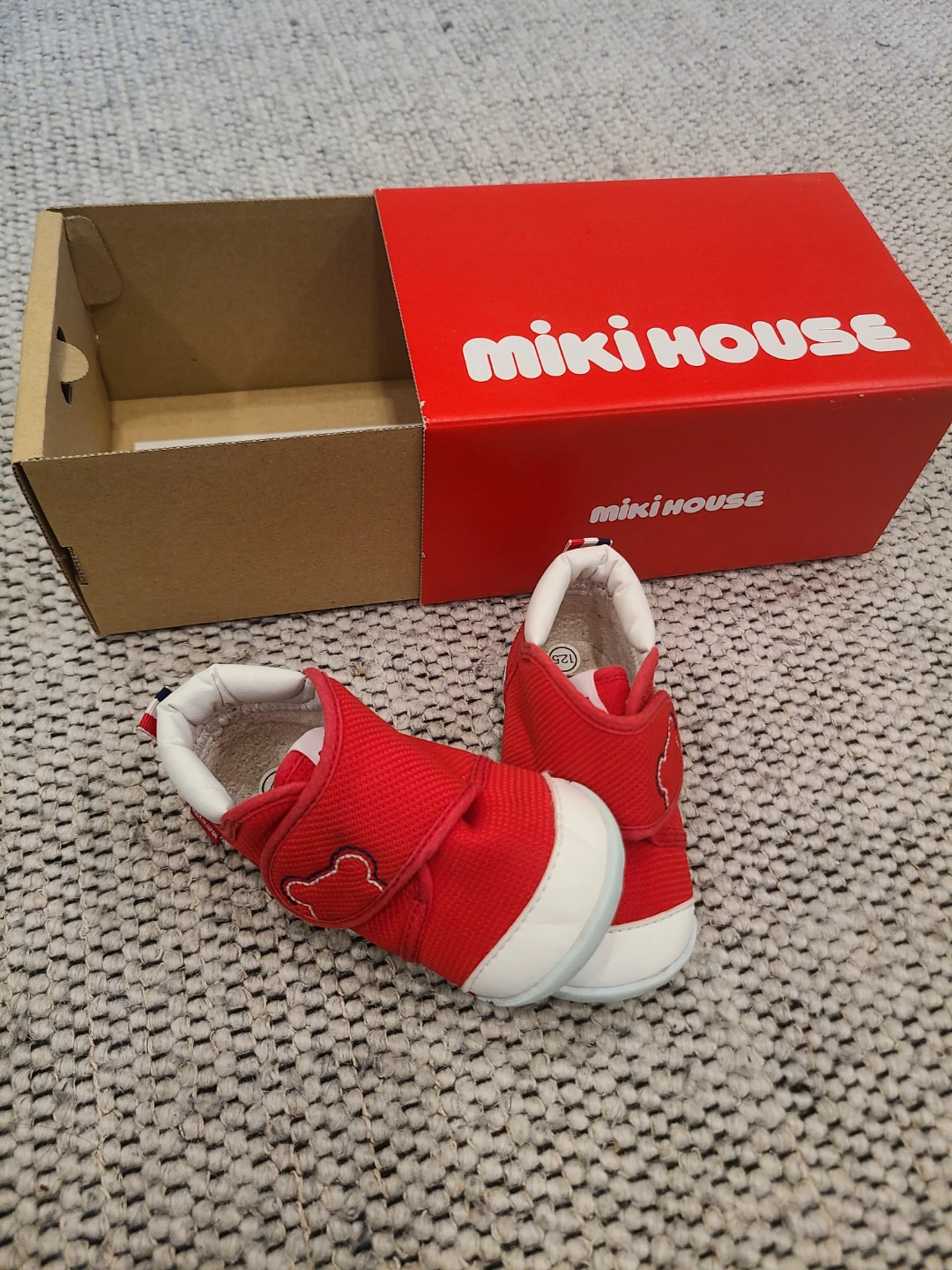Miki House Red Baby Shoes size 5/6 (12.5cm)