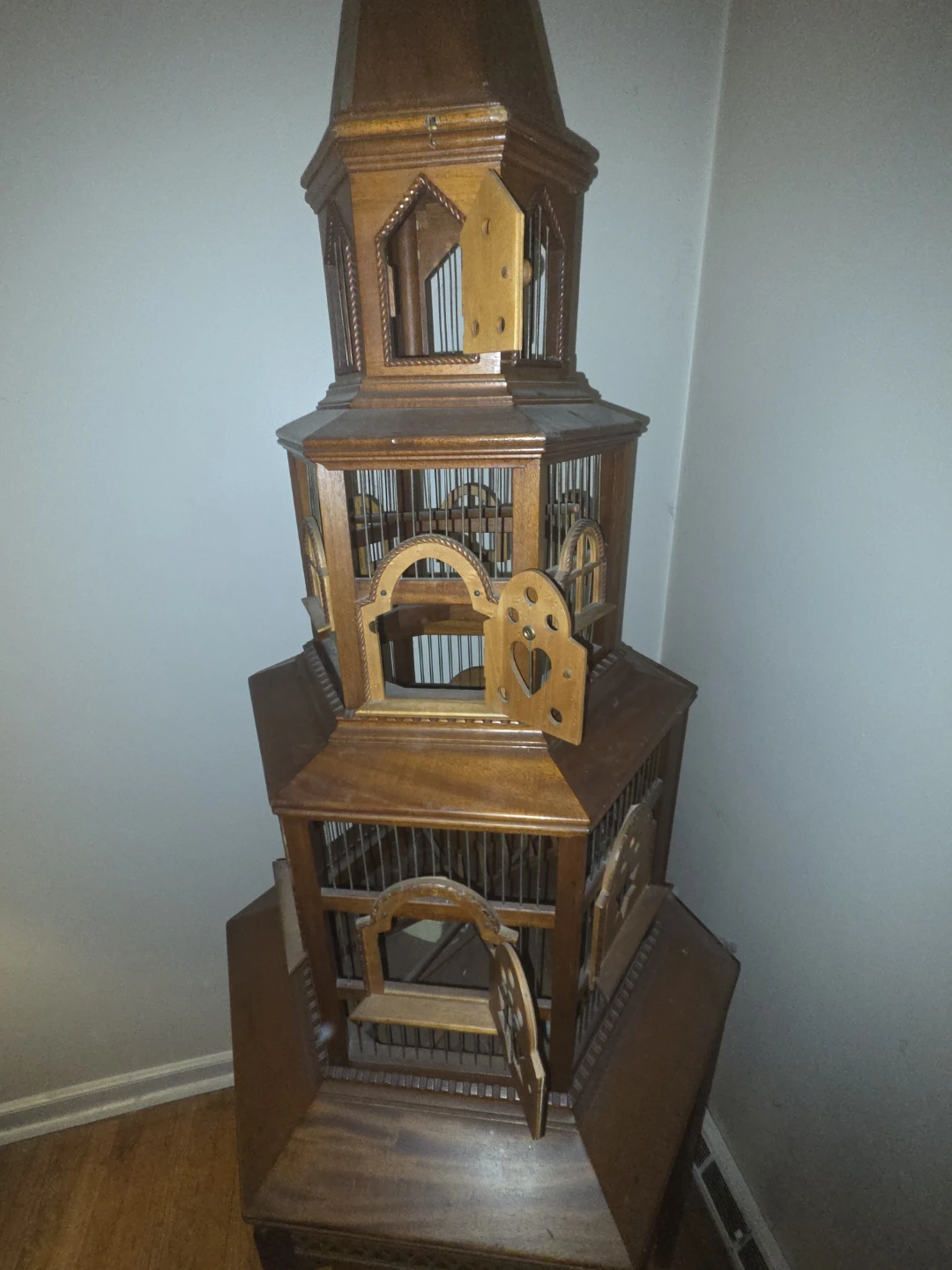 Charming Vintage / Antique Tall Bird Cage (83") – Modular Design - photo 2
