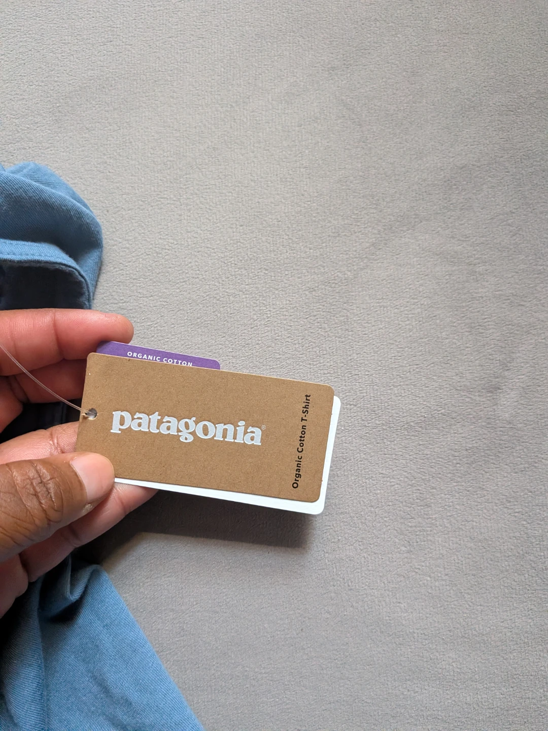 Patagonia Women's Organic Cotton Tank Top - Pigeon Blue - Size L - photo 4